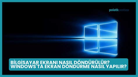 INTEL GRAFİK AYARLARINDAN EKRAN NASIL DÖNDÜRÜLÜR?Ctrl + Alt +↓ - Ekranı baş aşağı döndürür.