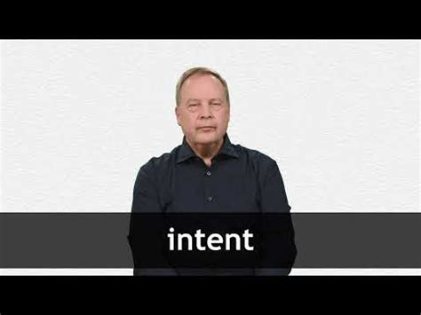 INTENT English meaning - Cambridge Dictionary