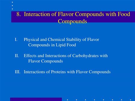 Interactions Between Volatile Flavor Compounds and Food Matrix ... - wintechmobiles.com