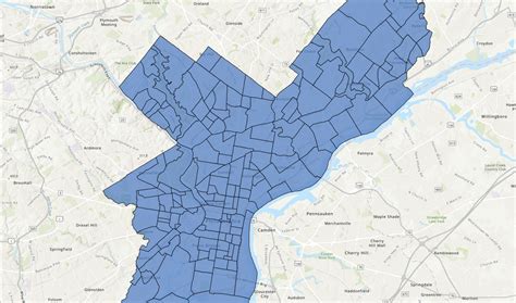 Interactive map of Philadelphia | Services - wintechmobiles.com