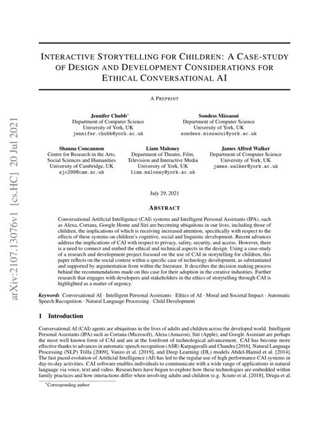 Interactive storytelling for children: A case-study of design and ... - wintechmobiles.com