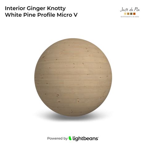 Interior Ginger Knotty White Pine Profile Micro V - muktibox.com