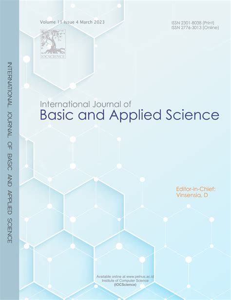 International Journal of Basic and Applied Science | International ... - coolestguyplanet.net