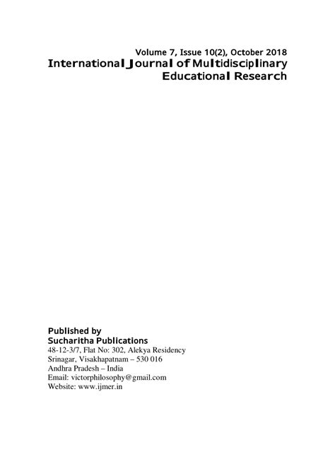 International Journal of Multidisciplinary - coolestguyplanet.net