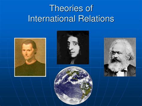INTERNATIONAL RELATIONS THEORIES.