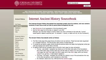 Internet History Sourcebooks Project: Ancient History - wintechmobiles.com