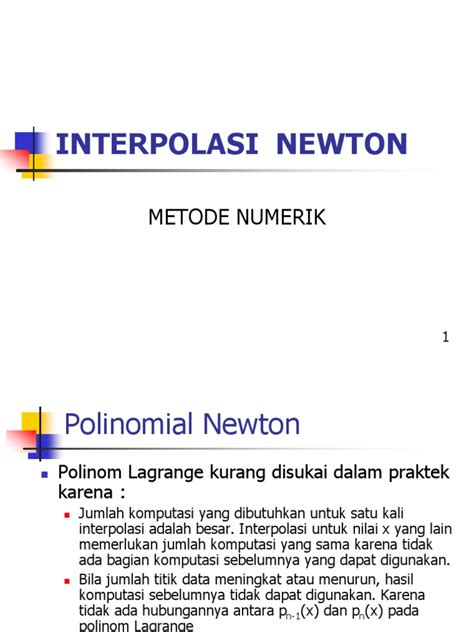 Interpolasi Metode Newton dan Lagrange | PDF - Scribd - wintechmobiles.com
