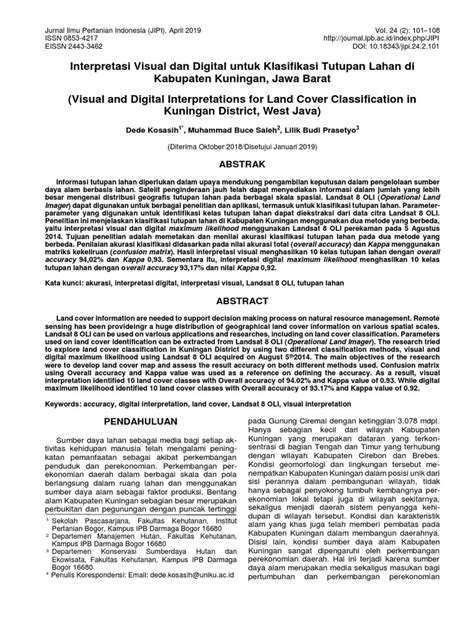 Interpretasi Visual dan Digital untuk Klasifikasi Tutupan Lahan di ... - wintechmobiles.com