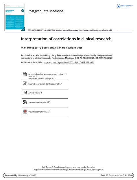 Interpretation of correlations in clinical research - PMC - coolestguyplanet.net