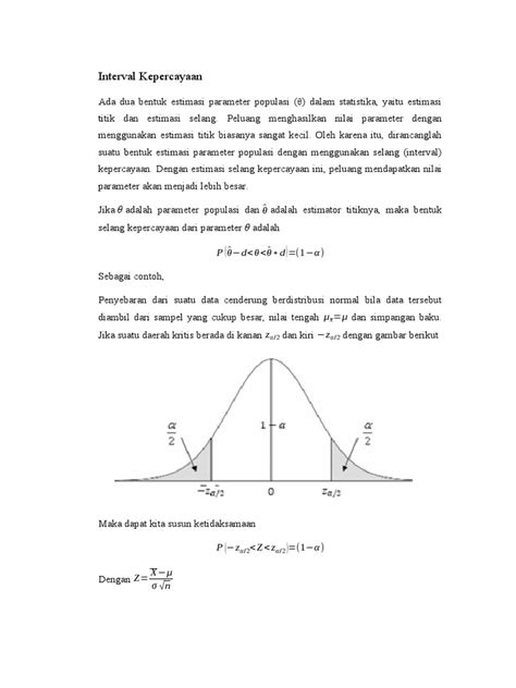 Interval kepercayaan untuk mean - Probabilitas dan statistik - wintechmobiles.com