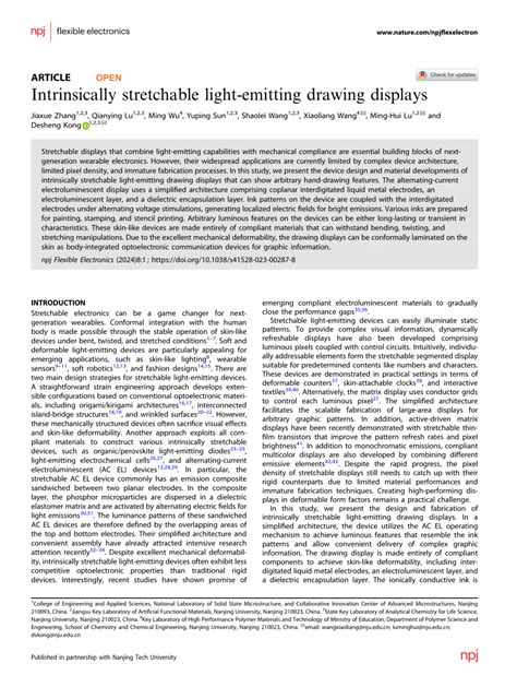 Intrinsically stretchable light-emitting drawing displays - wintechmobiles.com