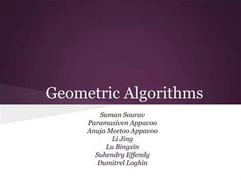 Introduction to Geometric Algorithms - Stanford University - wintechmobiles.com