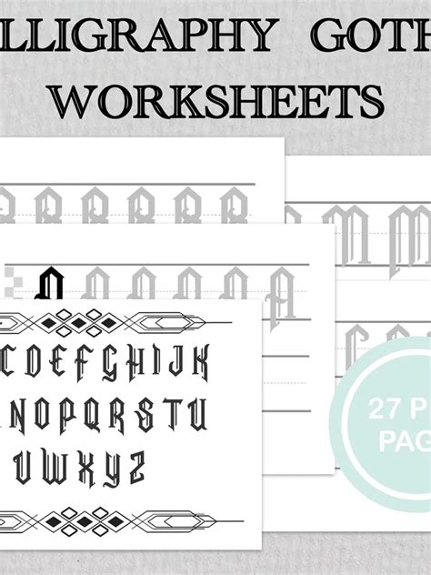 Introduction to Gothic Calligraphy | PDF | Calligraphy - muktibox.com