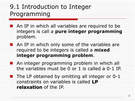 Introduction to integer programming - MIT OpenCourseWare - wintechmobiles.com