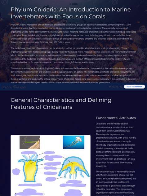 INTRODUCTION TO MARINE INVERTEBRATES - Reef Relief - raincitystudios.com