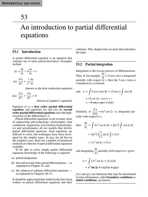 Introduction to Partial Differential Equations - Wolfram - wintechmobiles.com