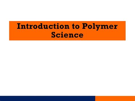 Introduction to Polymer Science | Springer Nature Link - wintechmobiles.com
