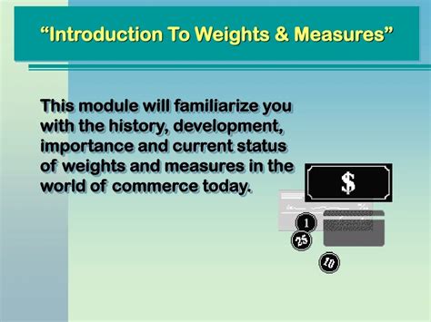 Introduction to Weights and Measures - The University of … - wintechmobiles.com
