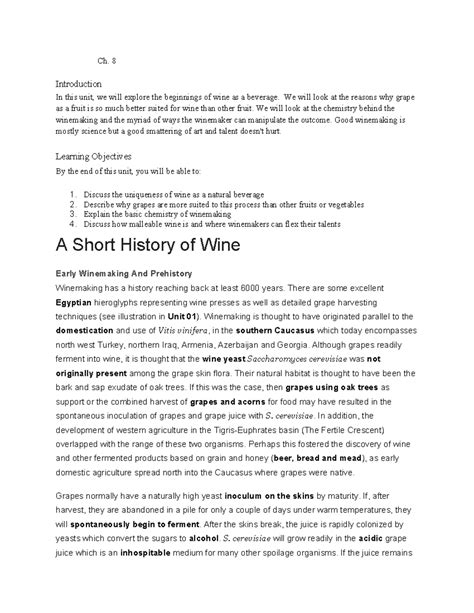 Introduction to Winemaking / Origin and History of Winemaking - wintechmobiles.com