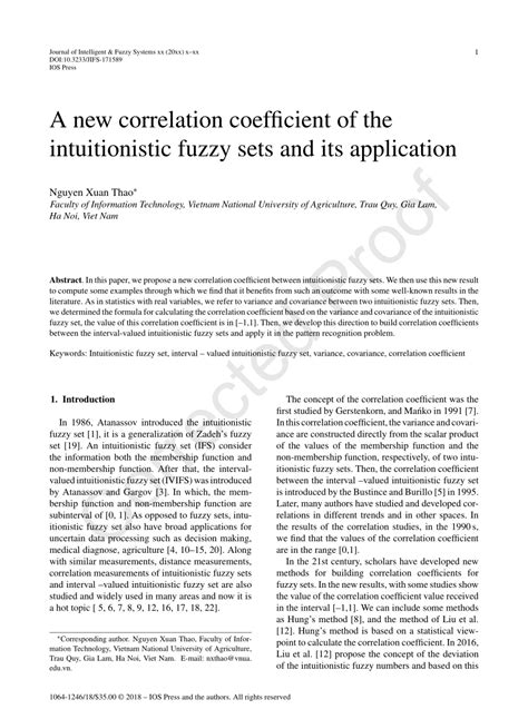 Intuitionistic fuzzy approach based on correlation coefficient and ... - wintechmobiles.com