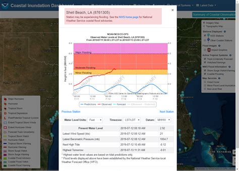 Inundation Dashboard - NOAA Tides & Currents - wintechmobiles.com