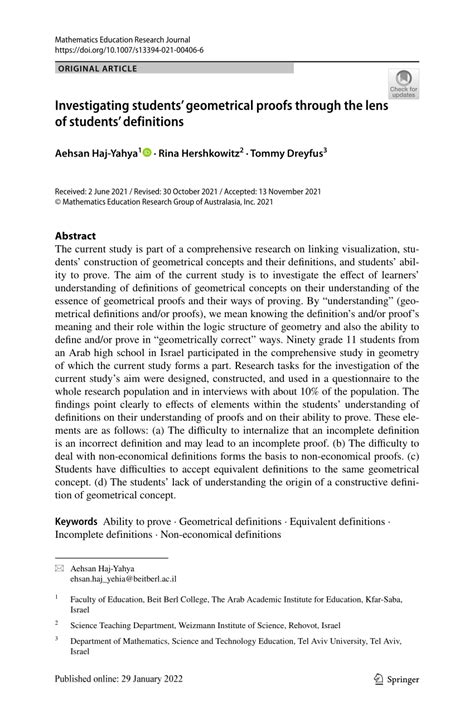 Investigating students’ geometrical proofs through the lens of students ... - wintechmobiles.com