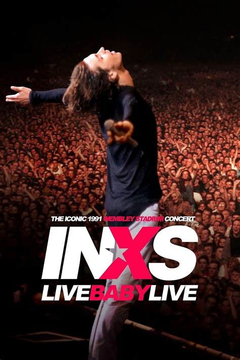 INXS LIVE BABY LIVE PROMOTIONAL POSTER 1991 MADE IN …