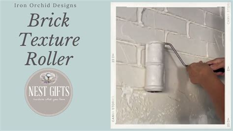 IOD Brick Texture Roller by Iron Orchid Designs - YouTube