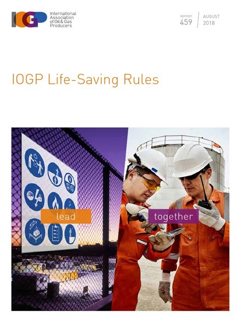 IOGP Life-Saving Rules: Lead Together PDF Occupational Safety …