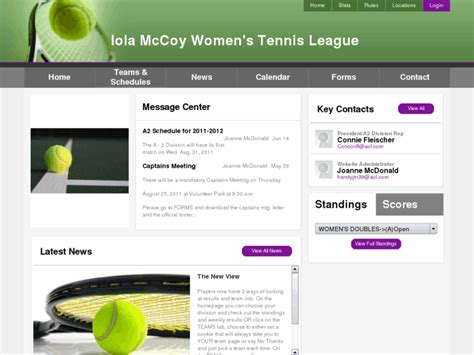 IOLA MCCOY DOUBLES TENNIS LEAGUE CORP. - BisProfiles