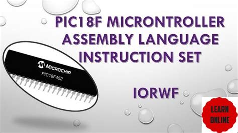 IORWF Microcontroller Tutorials