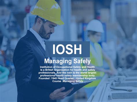 IOSH Leading Safely - Safety Now - Training Courses in Leeds