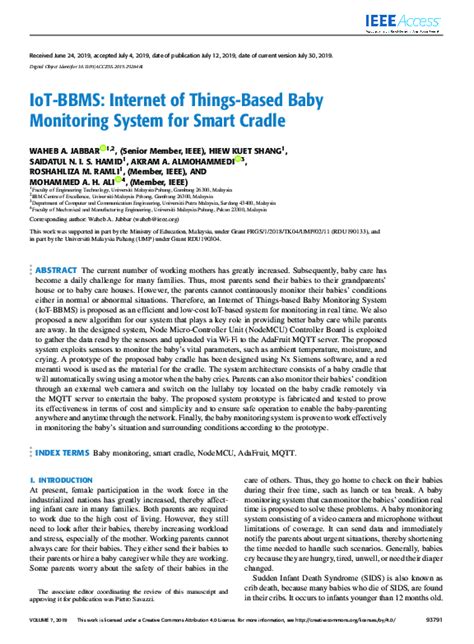 IoT-BBMS: Internet of Things-Based Baby Monitoring ... - ResearchGate - coolestguyplanet.net