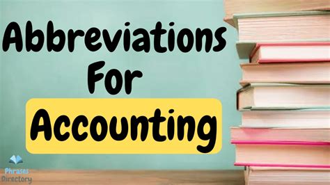 IPA in Accountancy, Meanings and Abbreviations