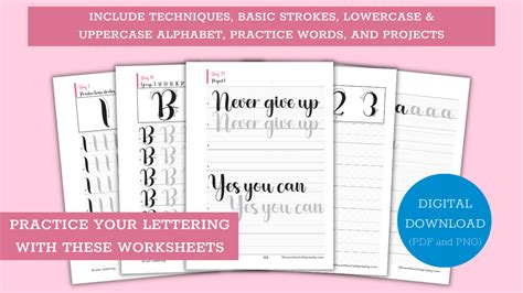 iPad Lettering Workbook - Etsy - muktibox.com