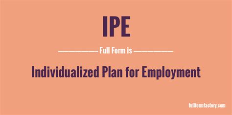 IPE Abbreviation & Meaning - FullForm Factory