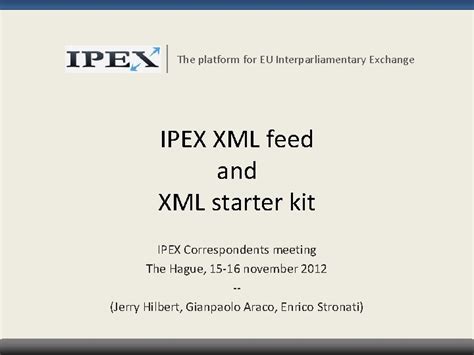 IPEX The platform for EU Interparliamentary Exchange