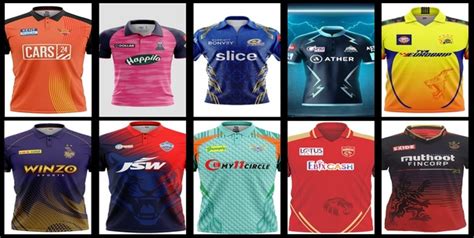 IPL tshirt: Check out the IPL Jersey’s of all 10 teams