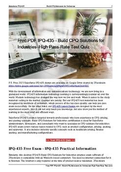 IPQ-435 PDF Testsoftware