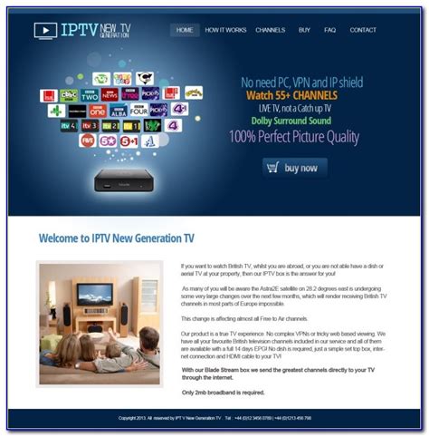 IPTV Front End Website Templates CrackSmart