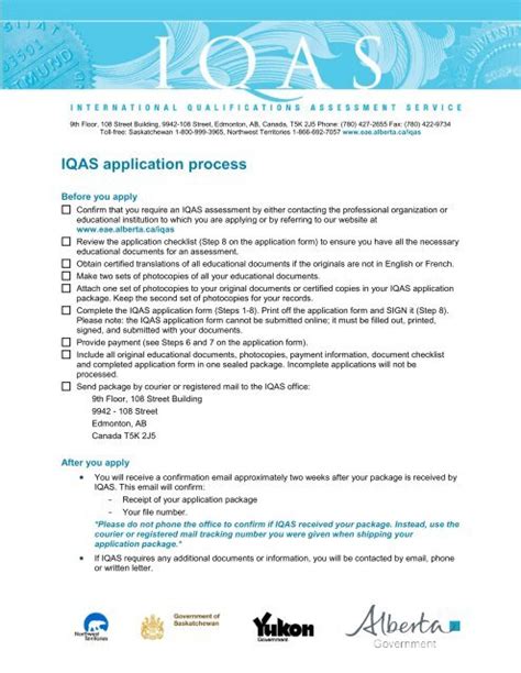 IQAS Application Process - YUMPU