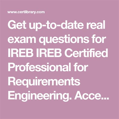 IREB_CPREAL_MAN Test Guide