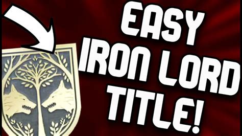 IRON LORD TITLE FAST!! HOW TO COMPLETE THE IRON BANNER …