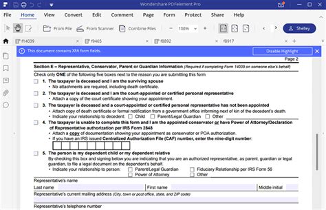 IRS Form 14039 How to Fill it With the Best Form Filler