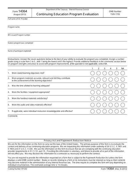 IRS Form 14364 Download Fillable PDF or Fill Online Continuing