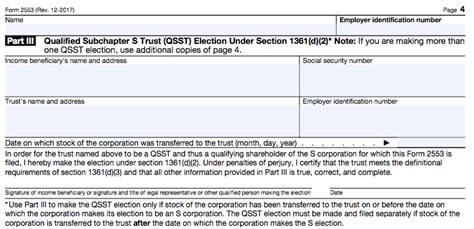 IRS Form 2553 Instructions How and Where to File This Tax Form