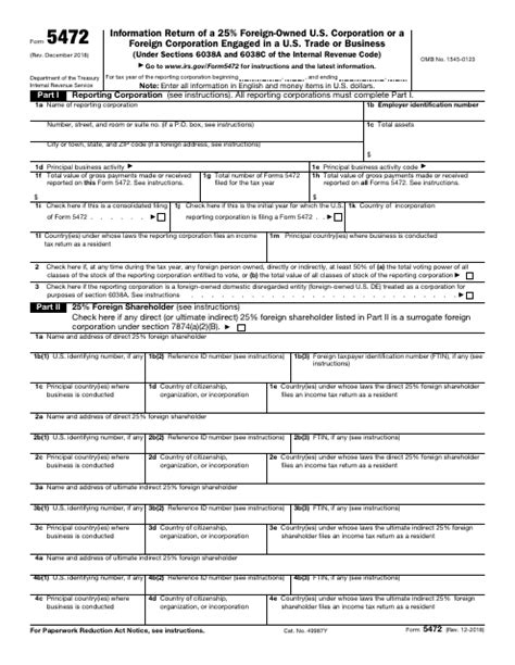 IRS Form 5472