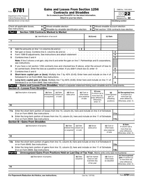 IRS Form 6781