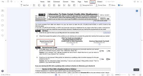 IRS Form 8862 Instructions