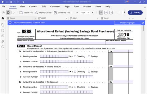 IRS Form 8888 Use the Best Form Filler to Complete it